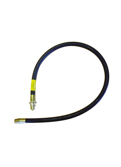 4ft Cooker Hose with Straight Bayonet Fitting (Natural Gas)