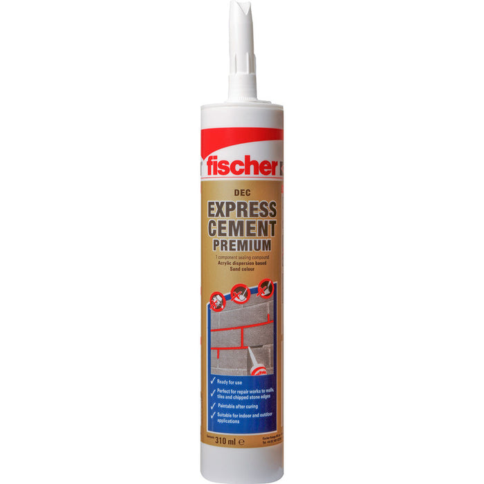 Fischer DEC "Premium" Express Ready Mixed Cement Cartridge Sand