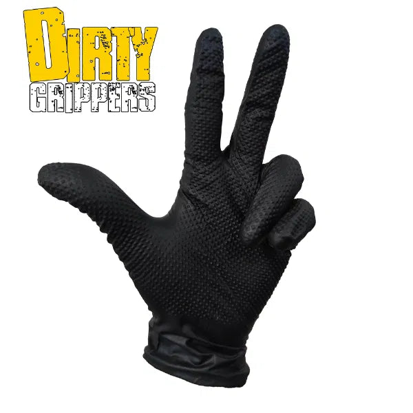 AH Diamond Grip Gloves 8g Large Black