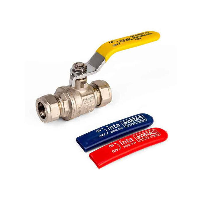 28mm Universal Gas & Water Rated Lever Ball Valve