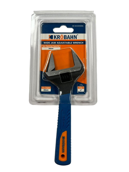 KB-WAWS0006- Wide Jaw Adjustable Wrench - 6"