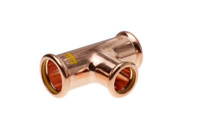 PRESSFIT GAS 28 x 28 x 22 (B) mm Reducing Tee