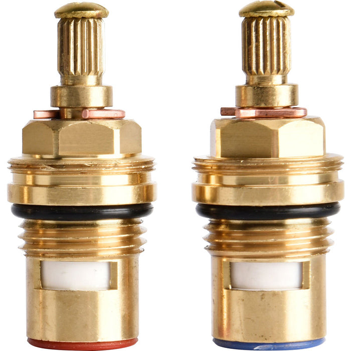 Ceramic 1/4 Turn Tap Cartridges 8mm Spline (pr)