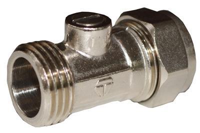 15mm Isolation Valve Flat Front