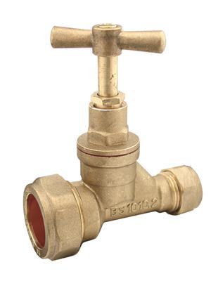 Stopcock 25mm x 15mm Brass