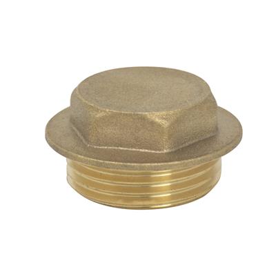 Brass Flanged Plug - 2"
