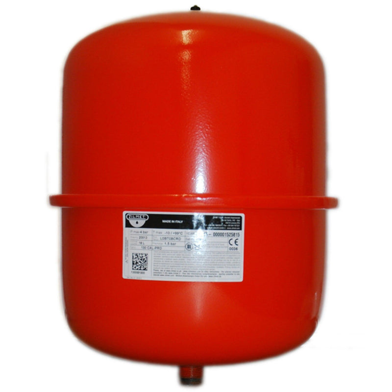 Z1-301018 - Zilmet Calpro 18L Heating Expansion Vessel C/w Bracket