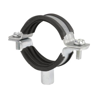 Rubber Lined Clip 54mm Galvanised Steel