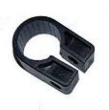 CC6 Black Single Fixing Cable Cleat (pk100)