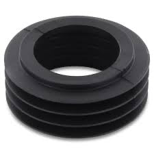 W33 - Black Rubber Flush Pipe Seal