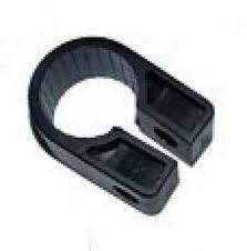 CC8 Black Single Fixing Cable Cleat (pk100)