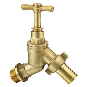 KPDCHUB1/2 K/P Brass DCV Hose Union Bibcock 1/2