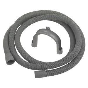 POV15-Grey Non Kink Wash Machine Outlet Hose 1.5m