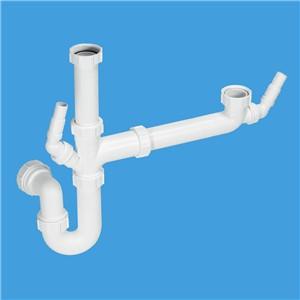 McAlpine 1.5 Bowl Double Spigot Trap SK1A
