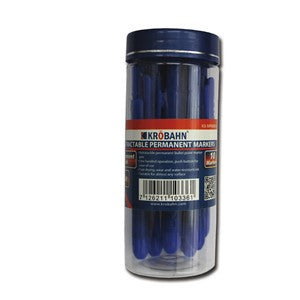 KB-MPRB0010-Retractable Permanent Markers x 10