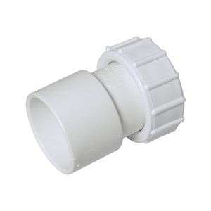 WS67W - Floplast 40mm Female Adapter White