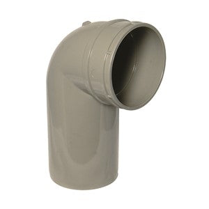 SS168OG - FloPlast - 90* Bend Socket/Spigot - Olive Grey - 110mm