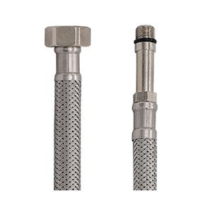 Mono Basin Flexible Tap Connector WRAS - M10 x 1/2" - 300mm