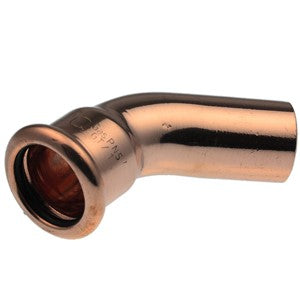 Pegler Xpress S21S 45 degree street elbow 28mm Copper