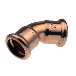 Pegler Xpress S21 45 degree elbow 28mm Copper