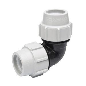 PL070500020 - Plasson 90 Degree Equal Elbow 20 x 20 mm