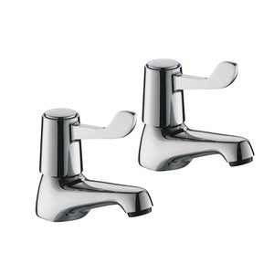 HS32N - Contract Lever Bath Taps - Chrome (WRAS)
