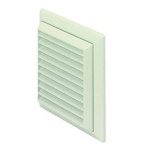 100mm Multi Fit Outlet/Louvre Grille - White