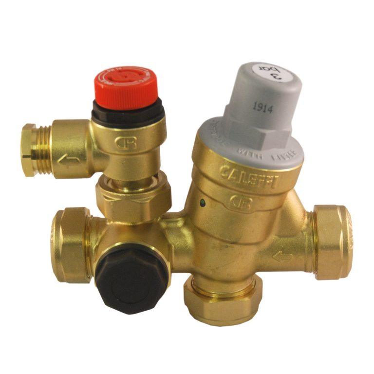 Caleffi - 22mm Unvented Inlet Control Valve Multibloc 533002CST