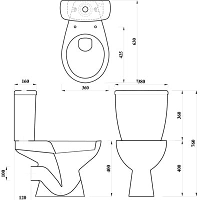 The Plumbstore Toilet To Go (Collection Only)