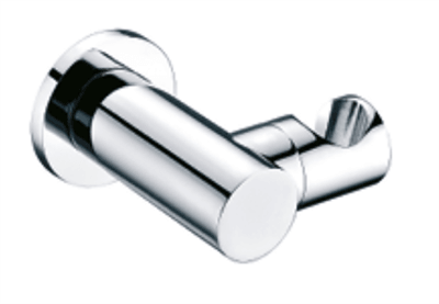 ADJUSTABLE SHOWER WALL BRACKET ROUND CHROME