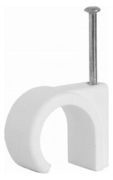 Unicrimp 7 - 10mm Round Clips White (100)