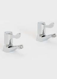 10110 Plumbstore Lever Basin Taps (pair)