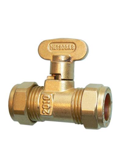 15mm Brass Gas Butterfly Valve