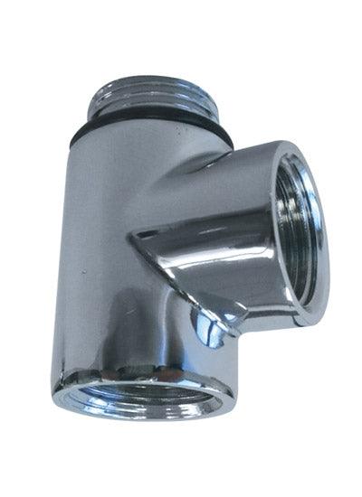 Towel warmer tee CP 1/2" MxF