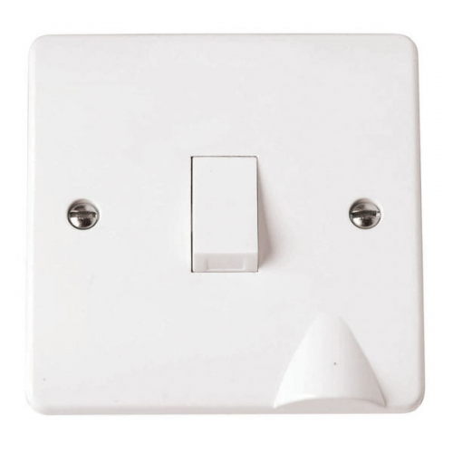 CMA022 - Scolmore Click Mode 20A DP Switch with Flex Outlet White