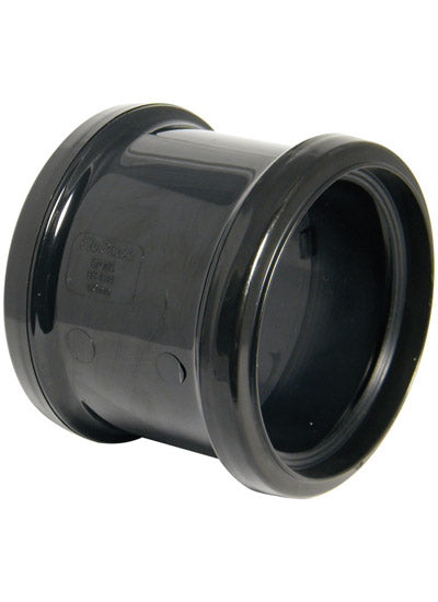SP105B - Floplast 110mm Double Socket Black