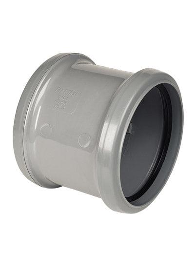 SP105G - Floplast 110mm Double Socket Grey