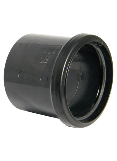 SP124B - Floplast 110mm Single Socket Black