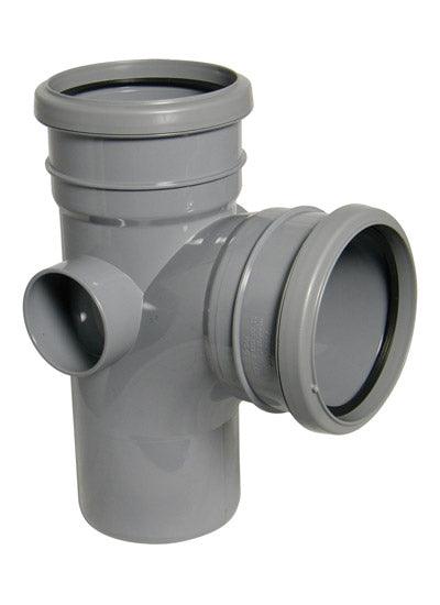 SP190G - Floplast 110mm Single Branch - Grey