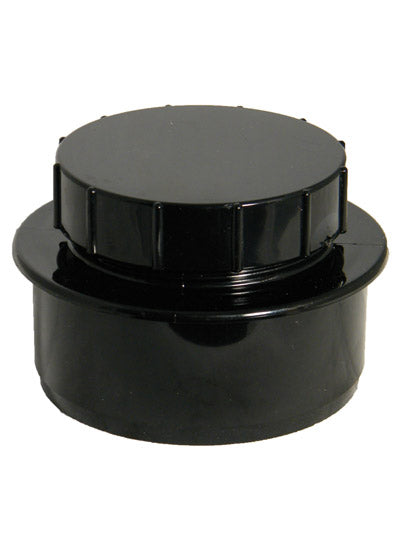 Floplast 110mm Access Cap - Black