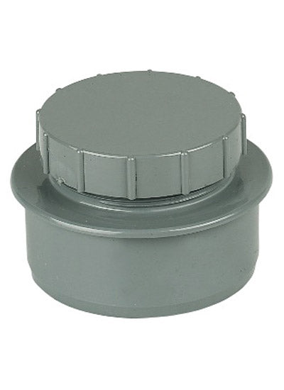 Floplast 110mm Access Cap - Grey