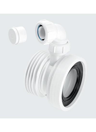 McAlpine Straight Pan Connector with Boss WC-CON1V