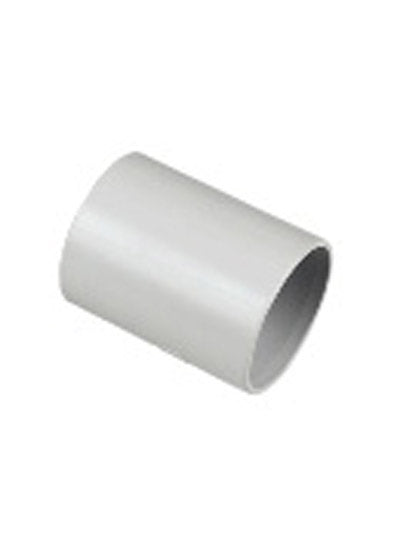 WS07W Floplast 32mm Straight Connector - White