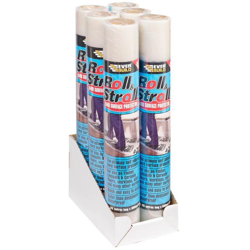 Hard Floor Protector Roll & Stroll 600mm x 25m